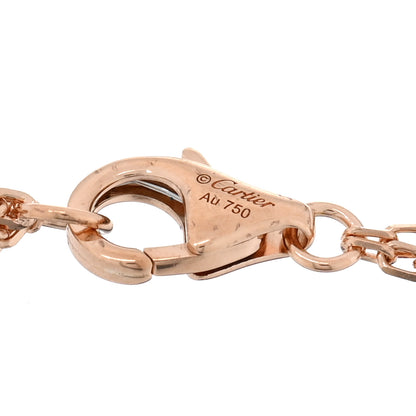 Cartier 18K Pink Gold Diamond LOVE Bracelet 3 of 3