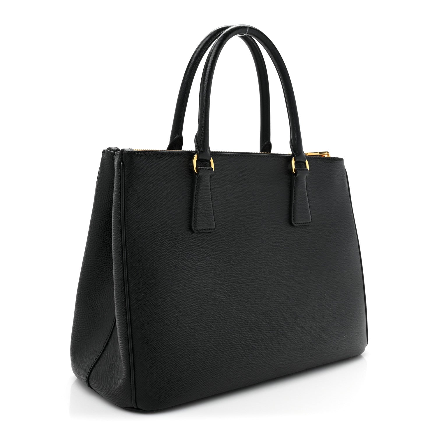 Prada Saffiano Lux Large Galleria Double Zip Tote Black 3 of 13