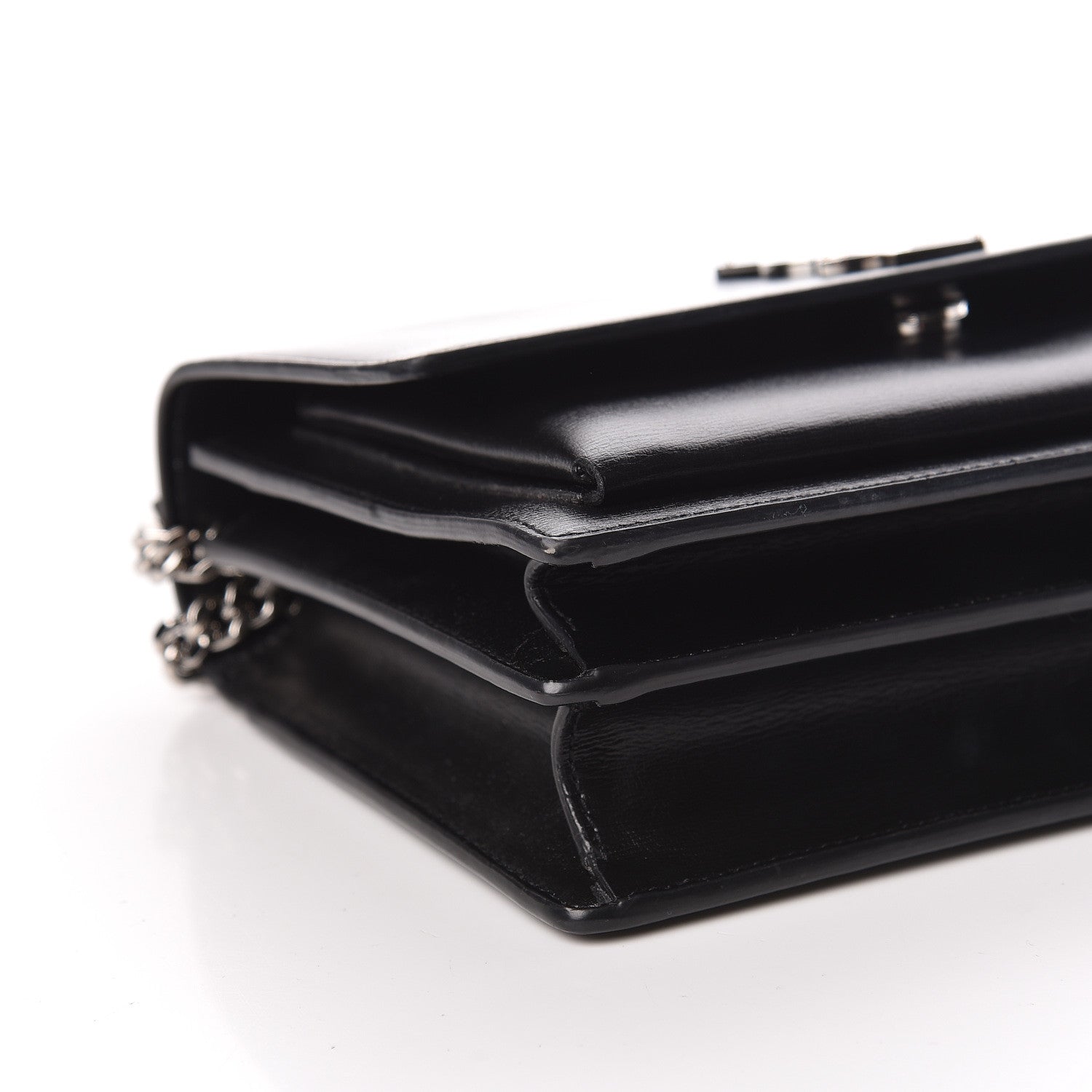 Saint Laurent Calfskin Medium Monogram Sunset Black 5 of 12