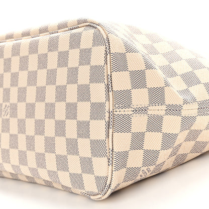 Louis Vuitton Damier Azur Neo Neverfull MM Rose Ballerine 11 of 12