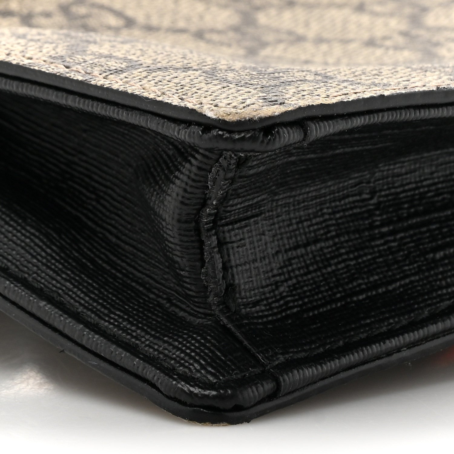 Gucci GG Supreme Monogram Web Belt Bag Black 11 of 13