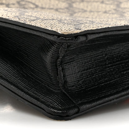 Gucci GG Supreme Monogram Web Belt Bag Black 11 of 13