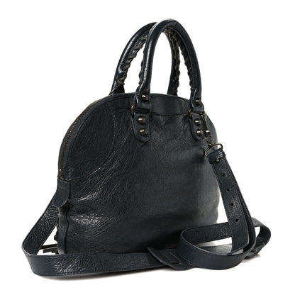 Balenciaga Agneau Classic Hardware Bowling Bag Anthracite 4 of 12