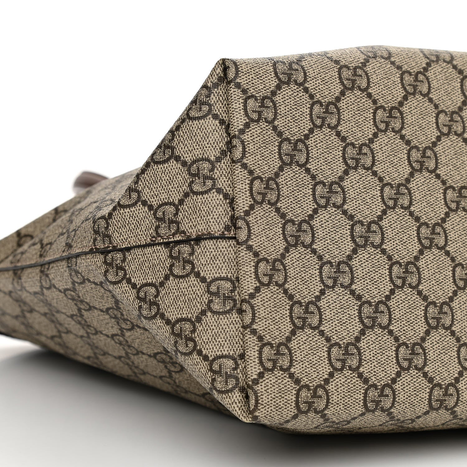Gucci GG Supreme Monogram Medium Ophidia Shopping Tote Brown 9 of 10