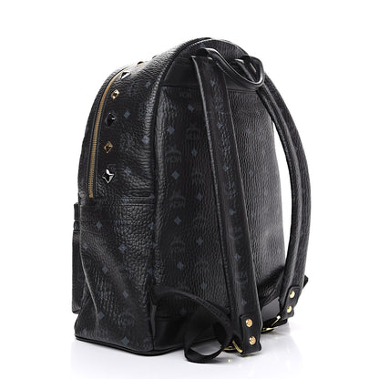 MCM Visetos Studded Medium Stark M Backpack Black 2 of 10