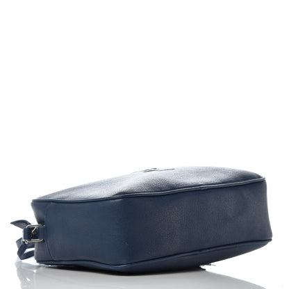 Saint Laurent Calfskin Monogram Small Lou Camera Bag Blue 6 of 9