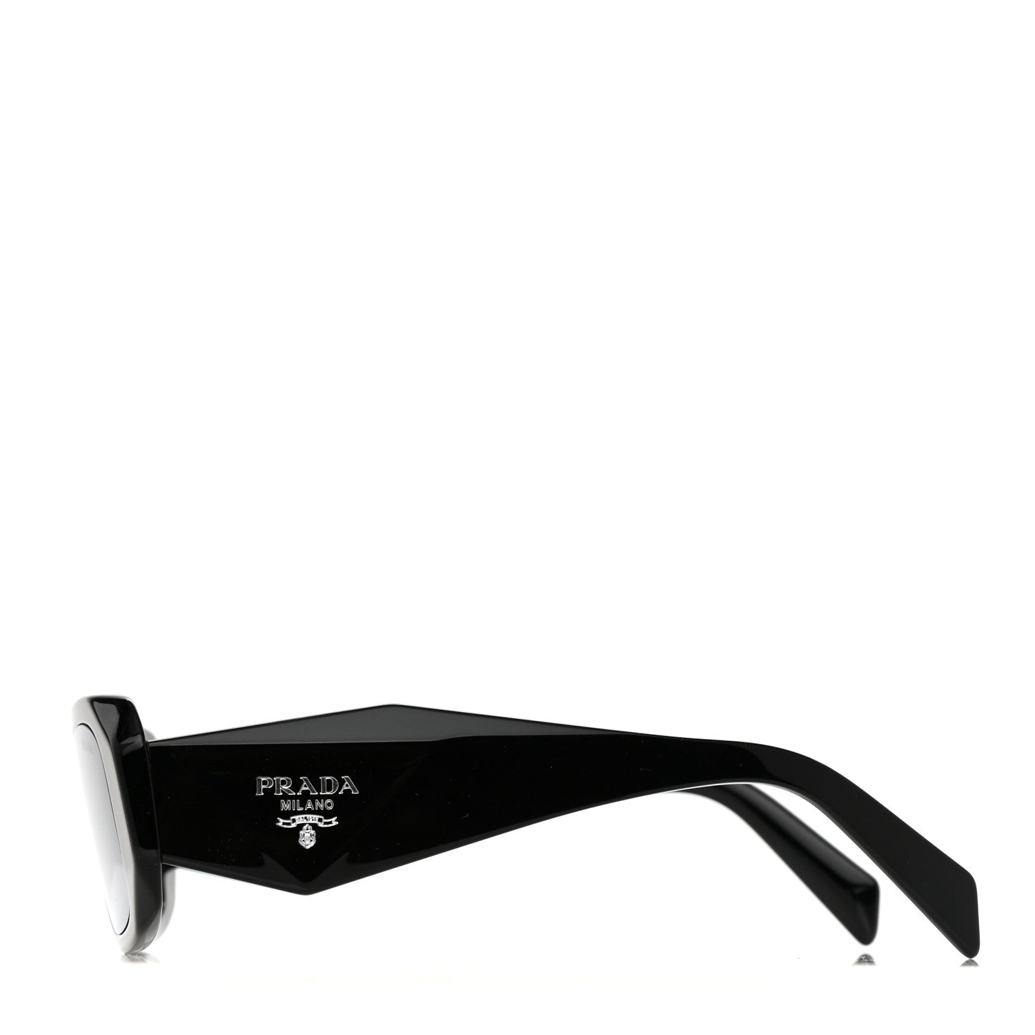 Prada Acetate Symbole Sunglasses SPR 17W Black 3 of 7