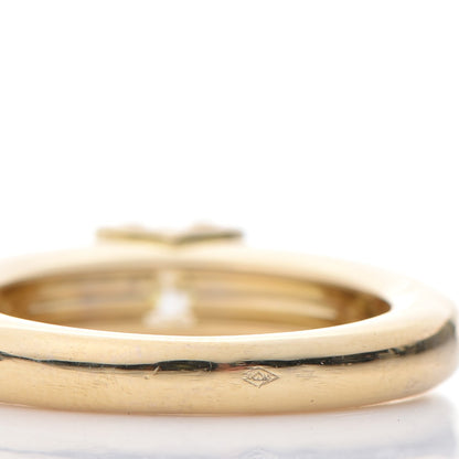 Cartier 18K Yellow Gold Diamond Engagement Ring 48 4.5 4 of 8