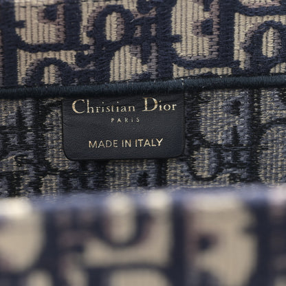 Christian Dior Oblique Medium Book Tote Blue Multicolor 6 of 11