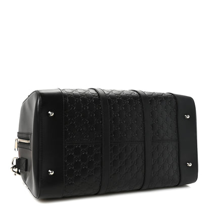 Gucci Guccissima Signature Medium Duffle Black 3 of 9