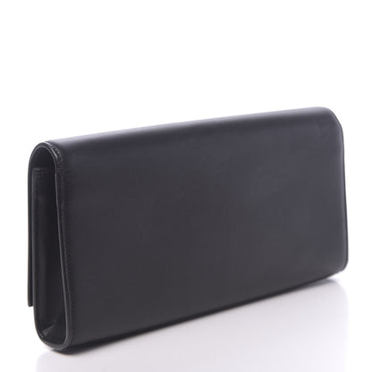 Saint Laurent Calfskin Monogram Kate Tassel Clutch Black 3 of 12