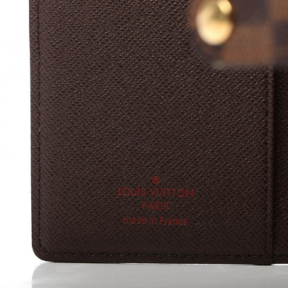 Louis Vuitton Damier Ebene Small Ring Agenda Cover 6 of 8