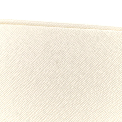 Prada Saffiano Flap Shoulder Bag Talco 12 of 12