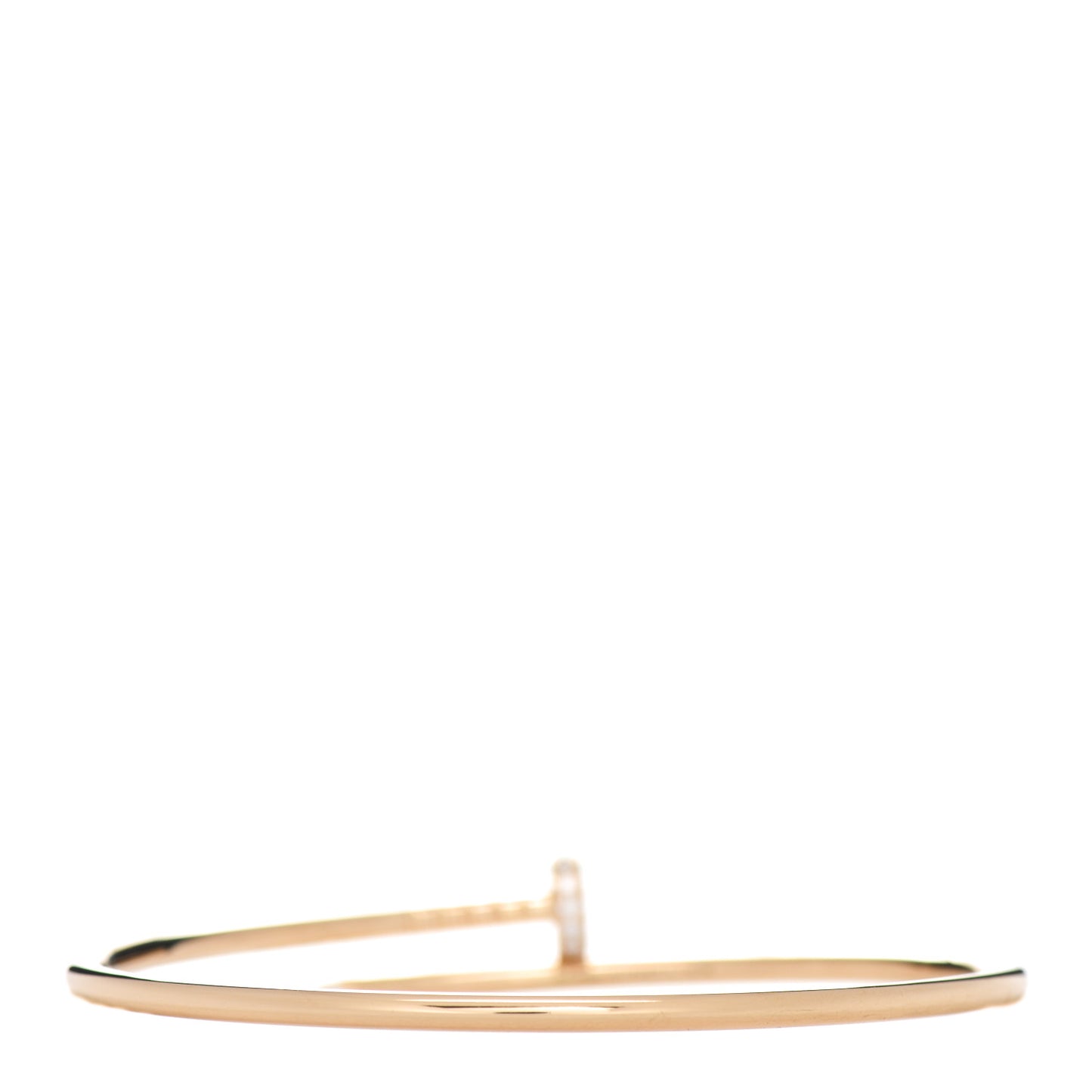 18K Yellow Gold Diamond Small Juste Un Clou Bracelet 18