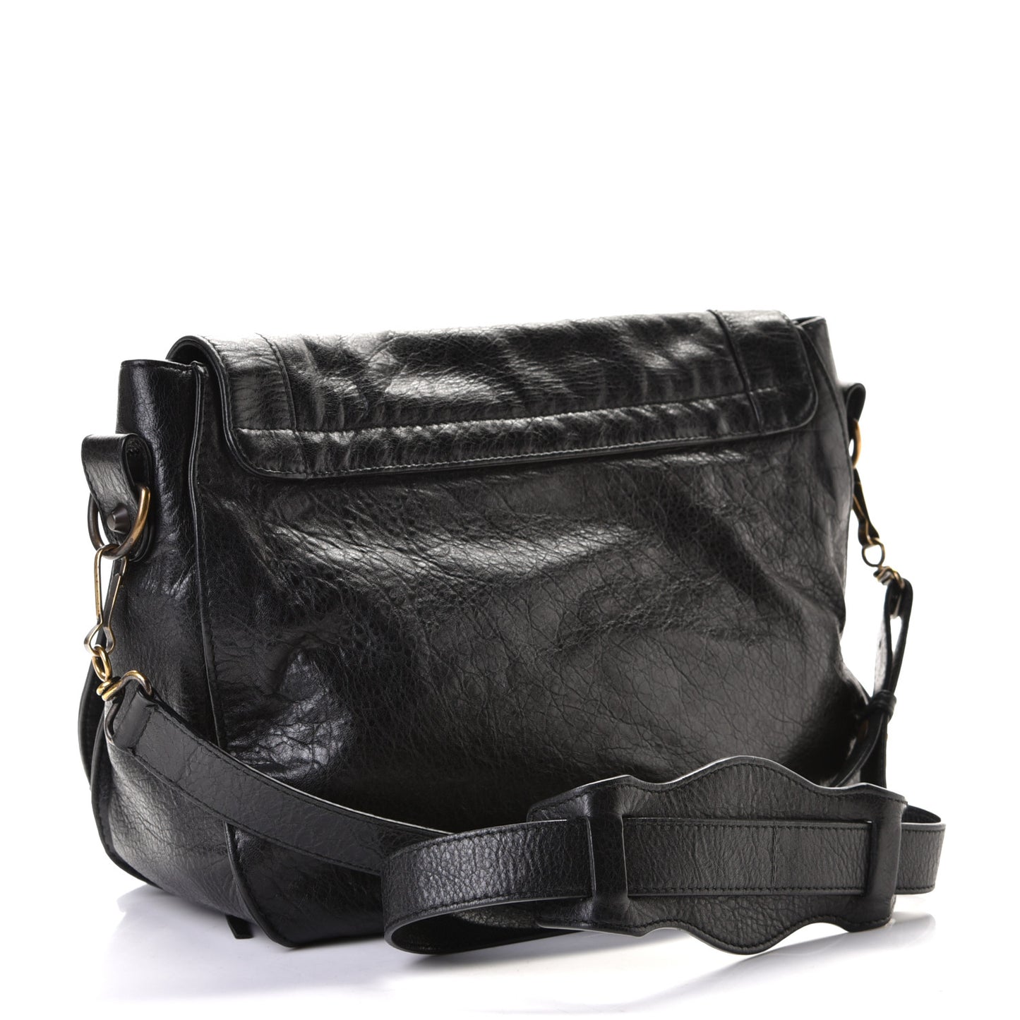 Agneau Classic Hardware Neo Folk Messenger Black