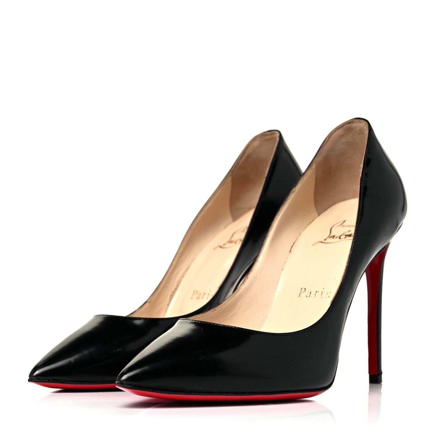 Shiny Nappa Pigalle Follies 100 Pumps 37 Black