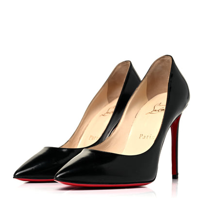 Christian Louboutin Shiny Nappa Pigalle Follies 100 Pumps 37 Black 3 of 7