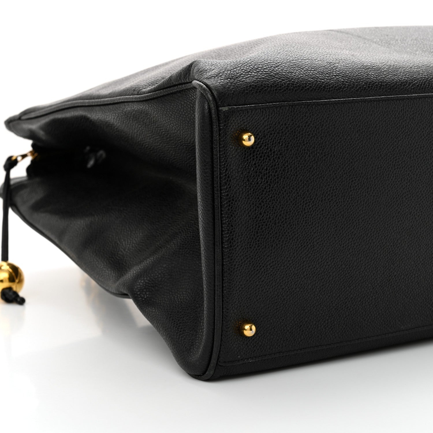 Chanel Caviar XL Weekender Bag Black 9 of 17