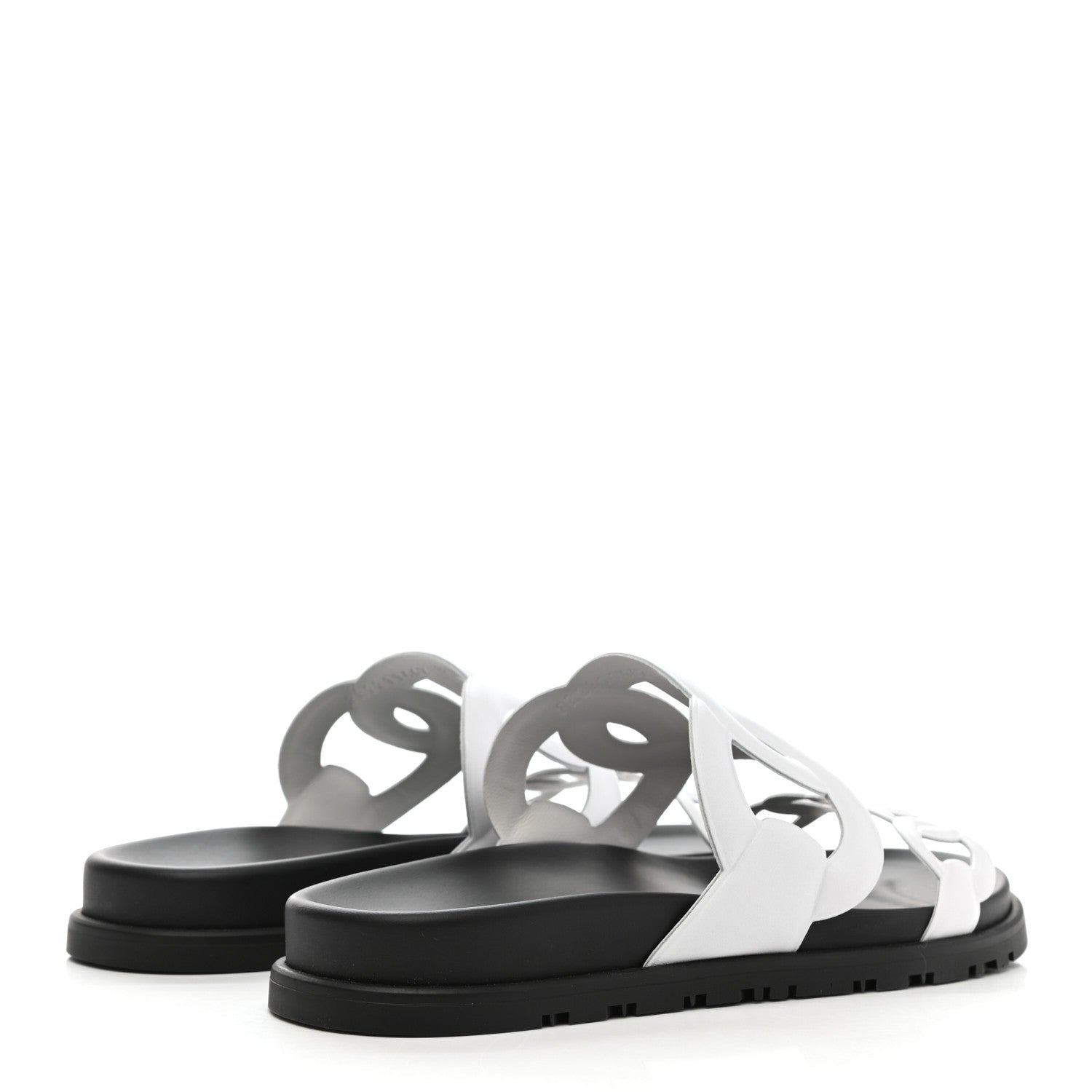 Hermes Nappa Extra Sandals 38.5 White 4 of 8