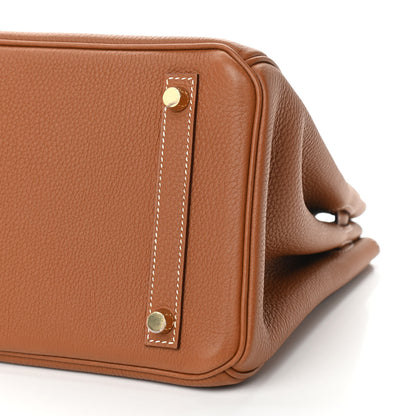 Hermes Togo Swift Canvas 3 in 1 Birkin 30 Gold 13 of 14