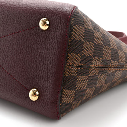 Louis Vuitton Damier Ebene Cuir Taurillon Hyde Park Fuchsia 10 of 12