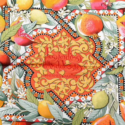Hermes Silk Les Jardins D'Andalouise Scarf 90 4 of 5
