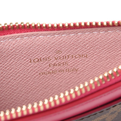 Louis Vuitton Monogram Blooming Flowers Zipped Card Holder Hot Pink Rose Ballerine 6 of 6