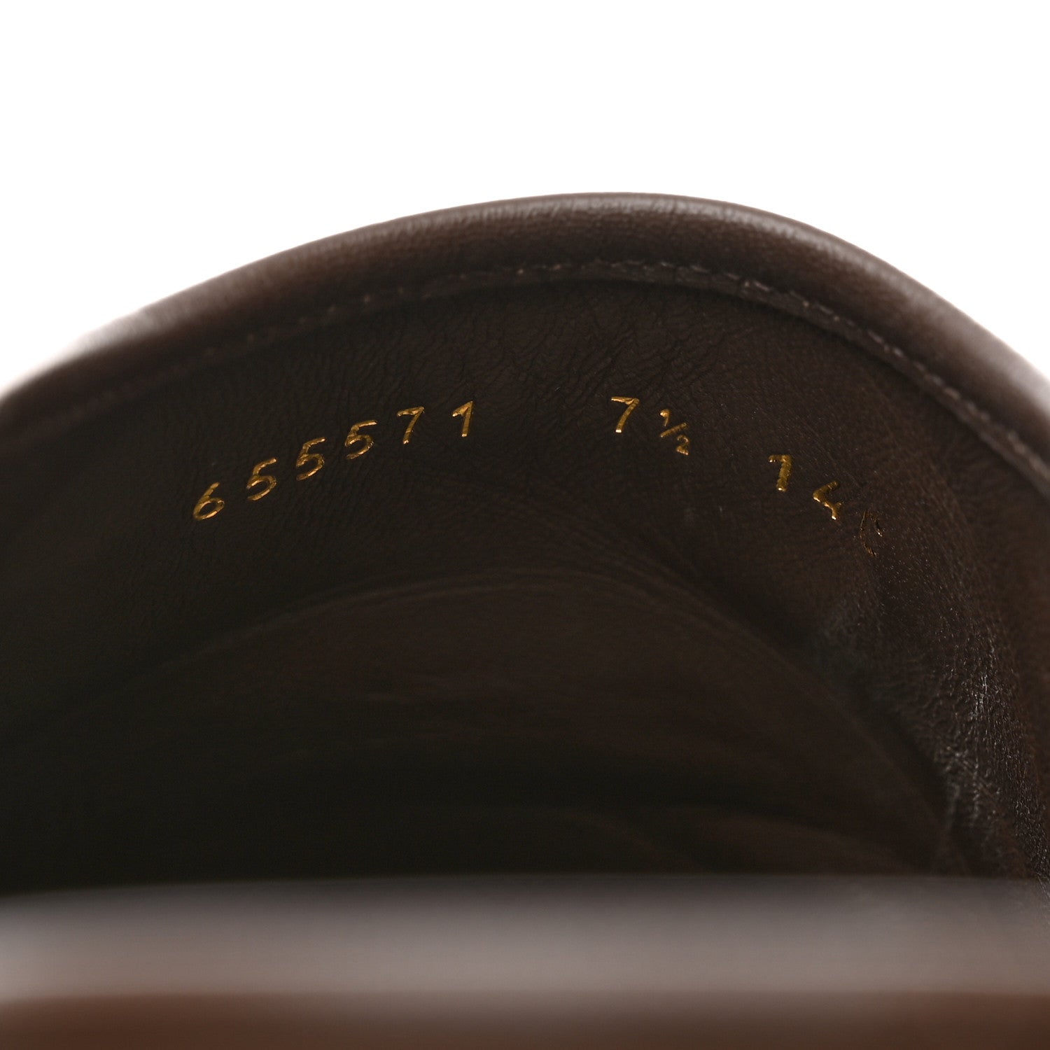 Gucci GG Supreme Monogram Granada Kid Mens Horsebit Lug Sole Mules 7.5 Beige Ebony New Acero 6 of 8