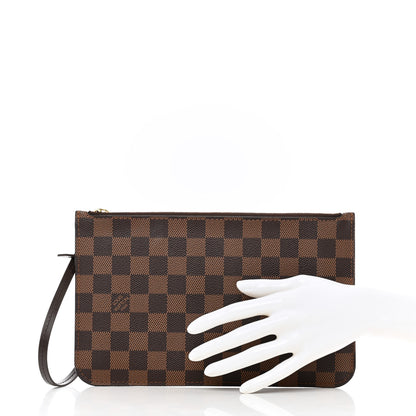 Louis Vuitton Damier Ebene Neverfull MM GM Pochette 3 of 7