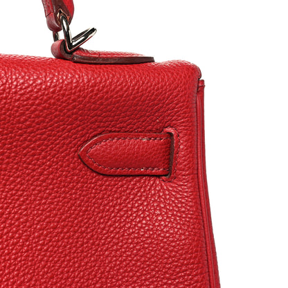 Hermes Togo Kelly Retourne 32 Rouge Vif 13 of 15