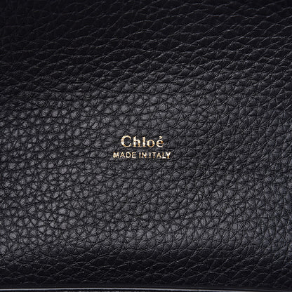 Chloe Shiny Grained Calfskin Small Aby Day Shoulder Bag Black 6 of 10
