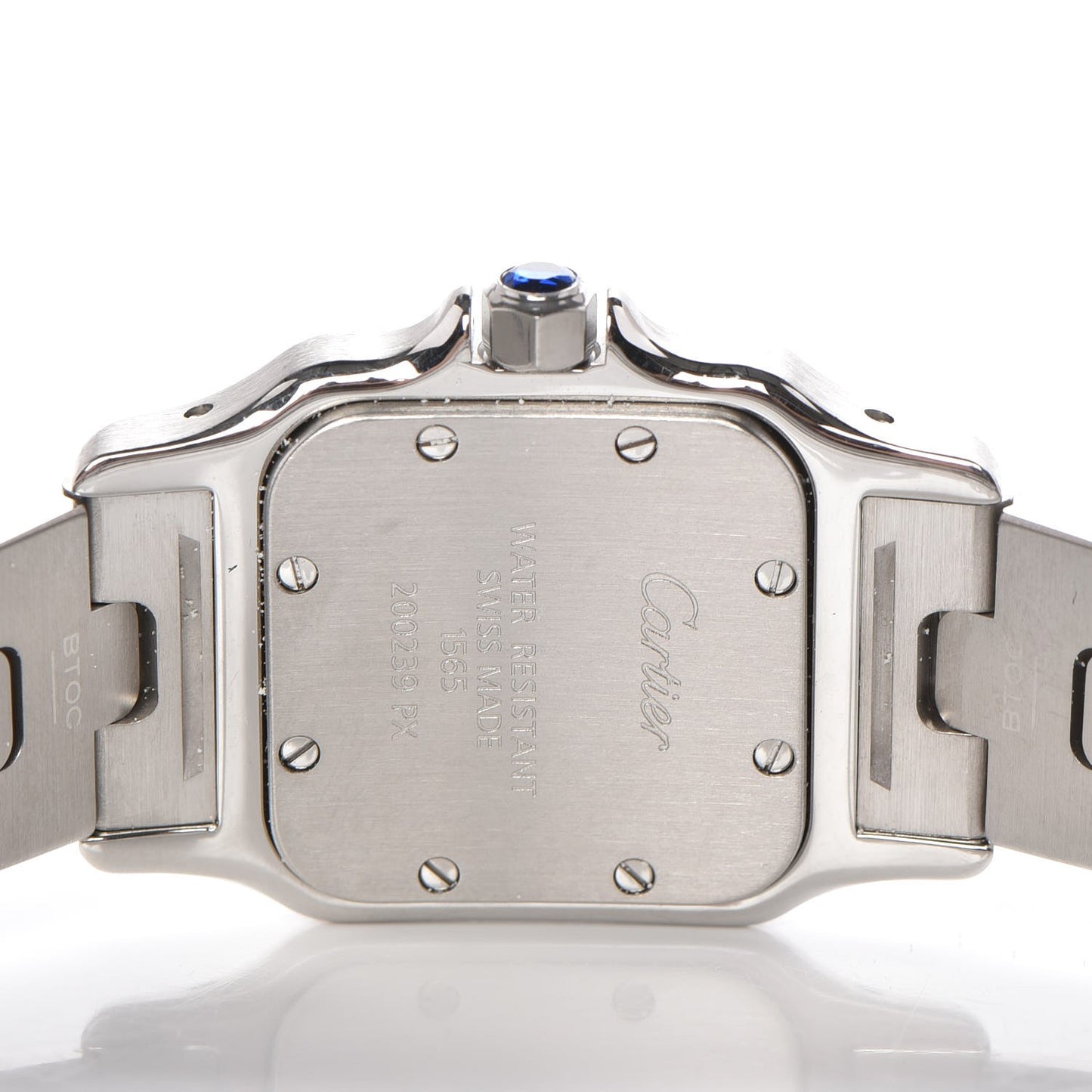 Stainless Steel 24mm Santos de Galbee Quartz Watch