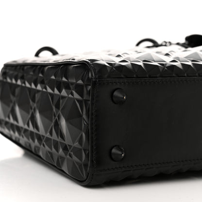 Christian Dior Calfskin Cannage Diamond Small My ABCDior Lady Dior Black 9 of 11