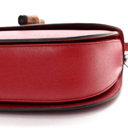 Gucci Shangai Calfskin Small Classic Bamboo Top Handle Bag Romantic Cerise 11 of 12