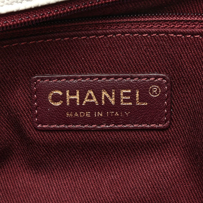 Chanel Iridescent Caviar Quilted Medium Globe Trotter Flap White 6 of 14