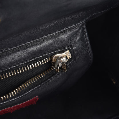 Valentino Garavani Vitello Small Rockstud Tote Black 8 of 8