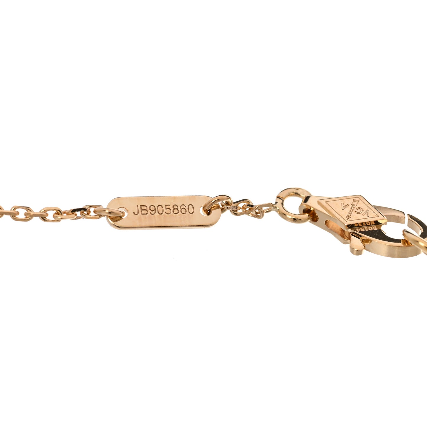18K Yellow Gold Mother of Pearl Sweet Alhambra Butterfly Bracelet