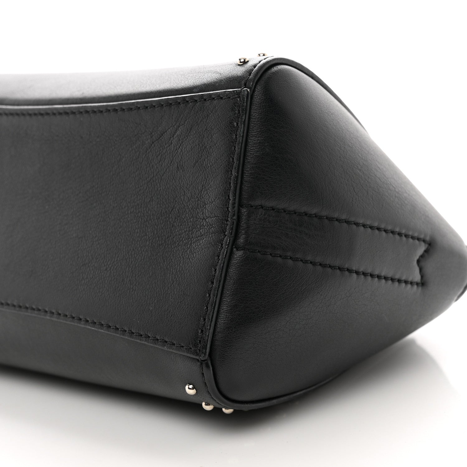 Givenchy Calfskin Small Studded Antigona Beauty Wristlet Black 9 of 11