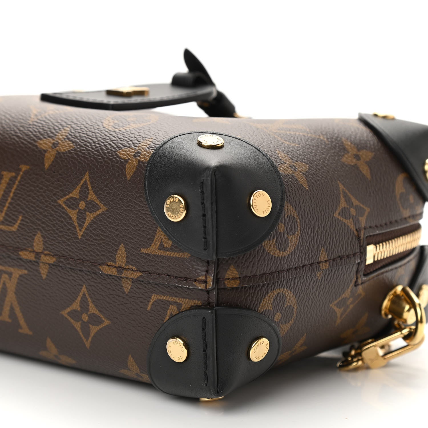 Louis Vuitton Monogram Petite Malle Souple Black 9 of 9