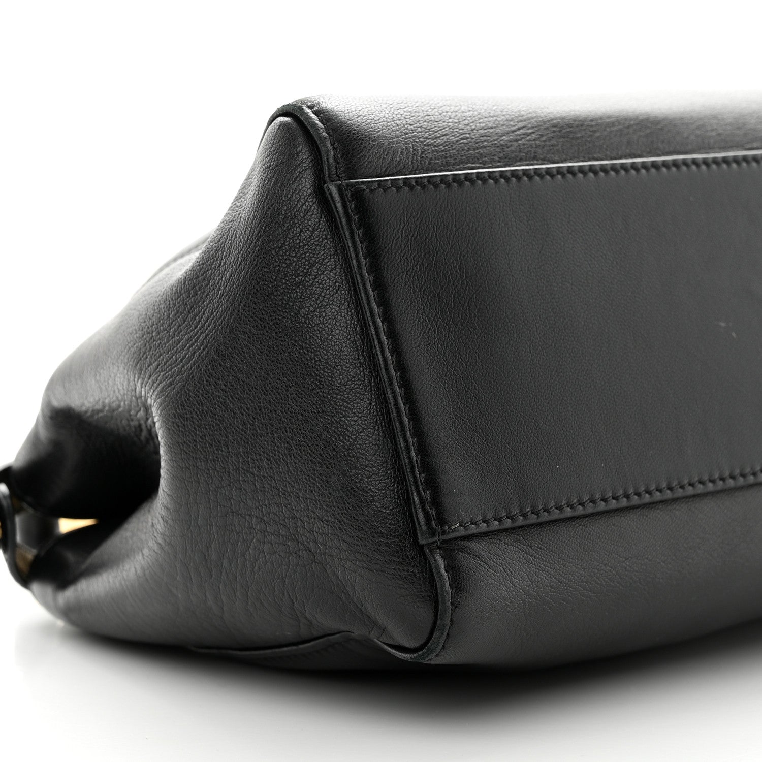 Fendi Nappa Mini Peekaboo Iconic Satchel Black 10 of 14