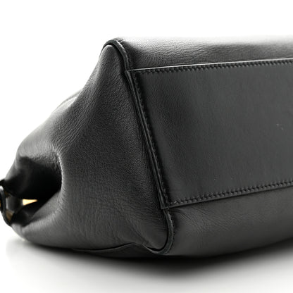Fendi Nappa Mini Peekaboo Iconic Satchel Black 10 of 14