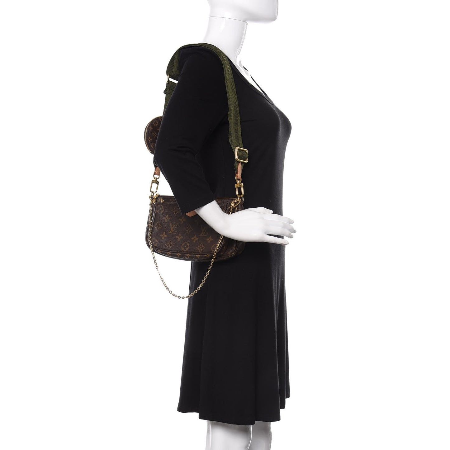 Monogram Multi Pochette Accessories Kaki