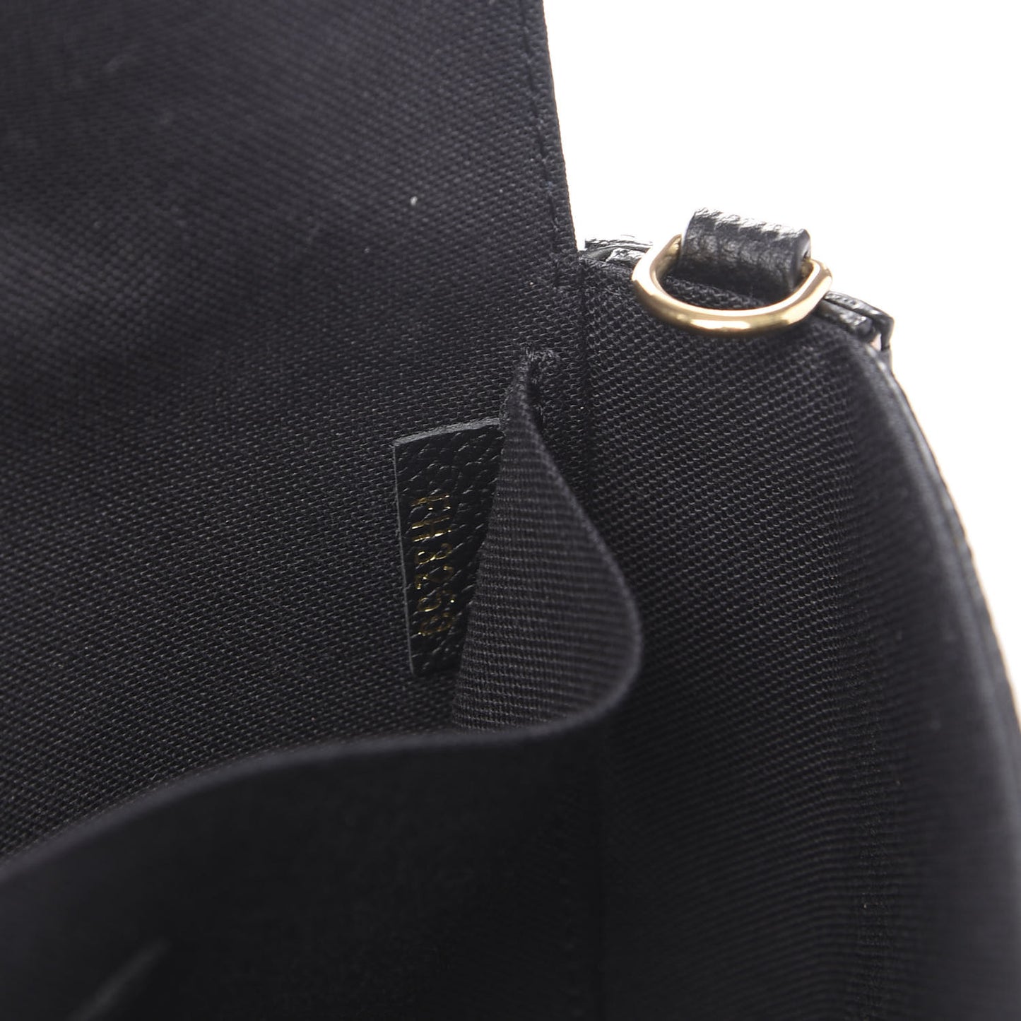 Empreinte Monogram Giant Crafty Pochette Felicie Black Creme