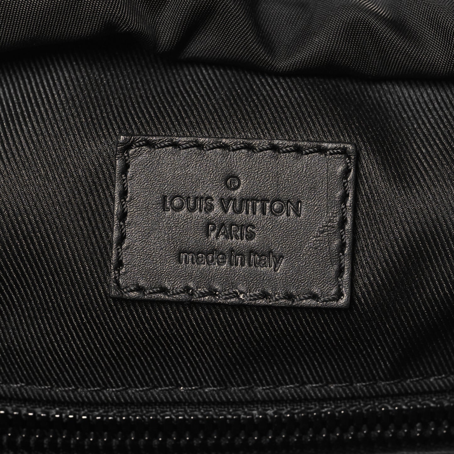 Calfskin Monogram Shadow Discovery Backpack Black