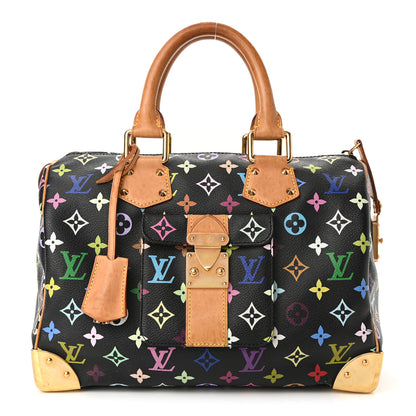 Louis Vuitton Monogram Multicolor Speedy 30 Black 1 of 9