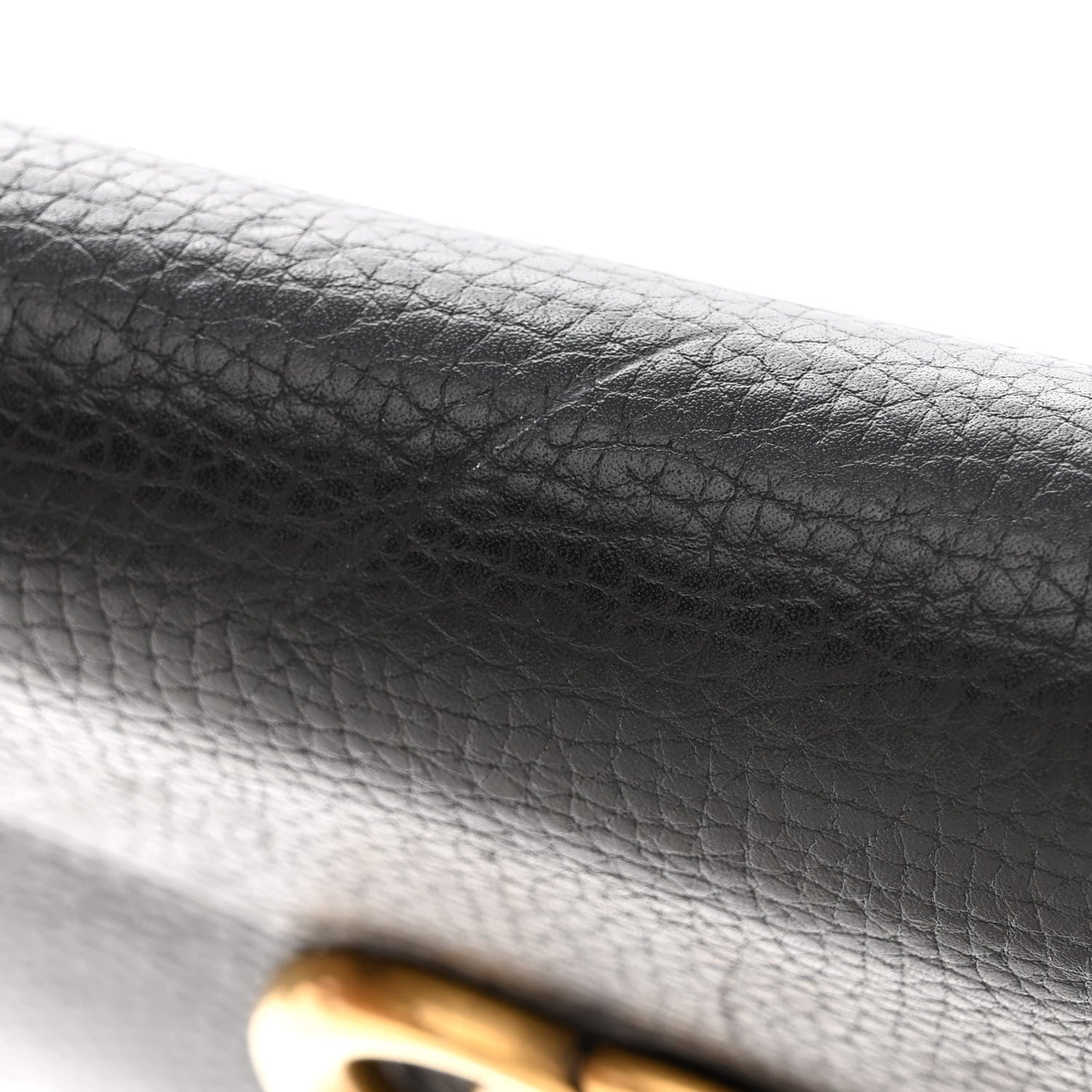 Gucci Calfskin GG Marmont Chain Wallet Black 11 of 13