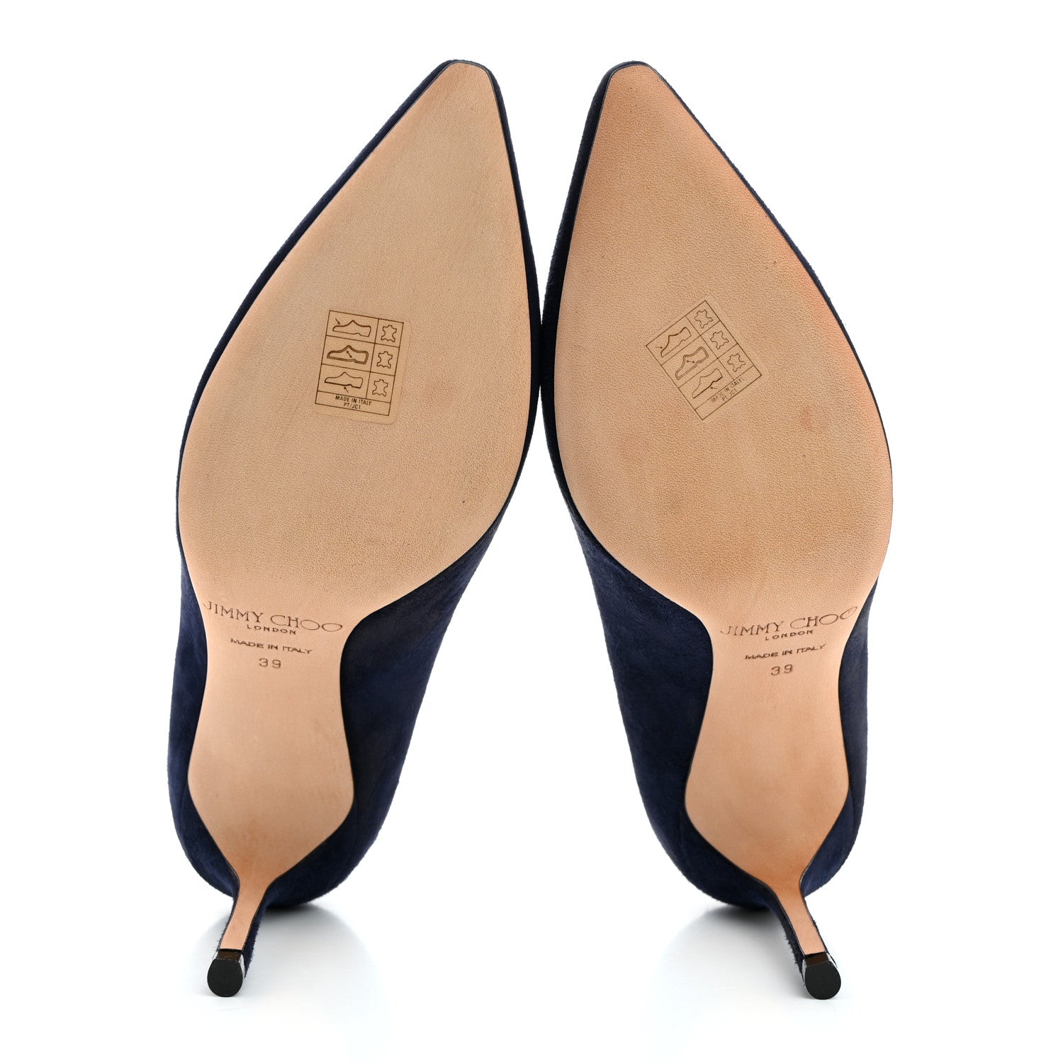 Jimmy Choo Suede Romy 100 Pumps 39 Dark Blue 5 of 7