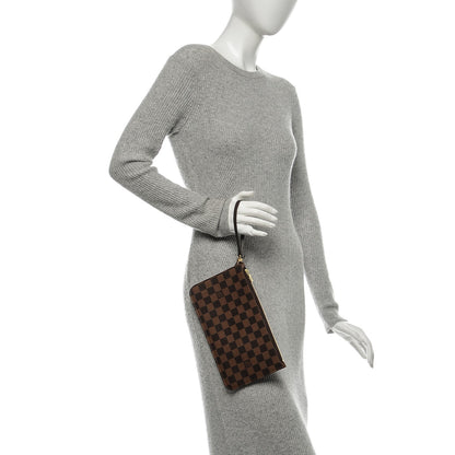 Louis Vuitton Damier Ebene Neverfull MM GM Pochette 2 of 7