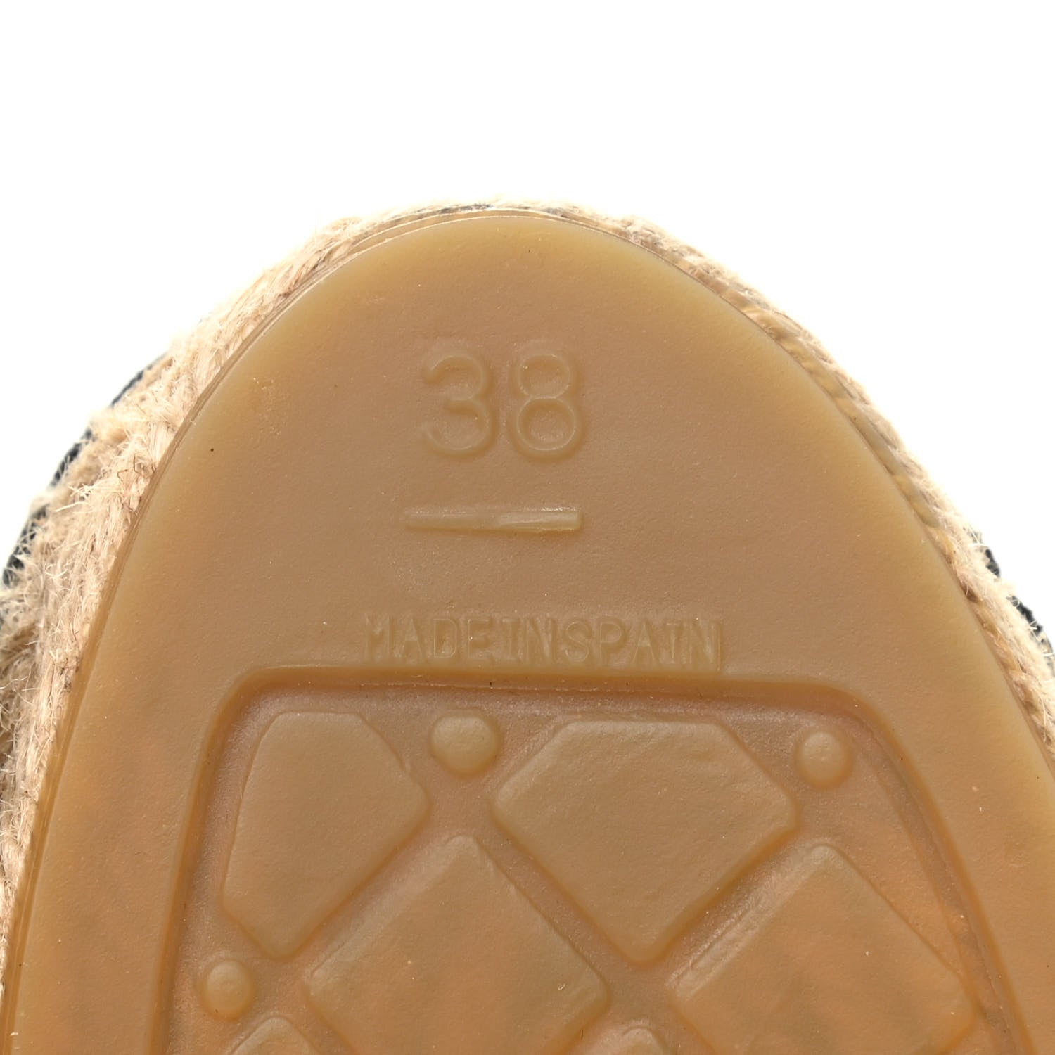 Chanel Denim CC Espadrilles 38 Blue Black 8 of 9