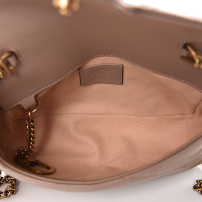Gucci Calfskin Matelasse Super Mini GG Marmont Shoulder Bag Porcelain Rose 7 of 10